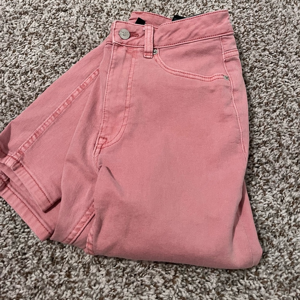 NWOT H&M pink denim